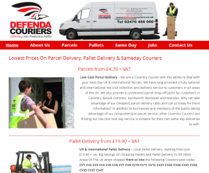 Visit Defenda Couriers website